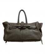 GOLDEN GOOSE DELUXE BRANDゴールデングースデラックスブランド）の古着「フラップレザートートバッグ」｜ブラウン