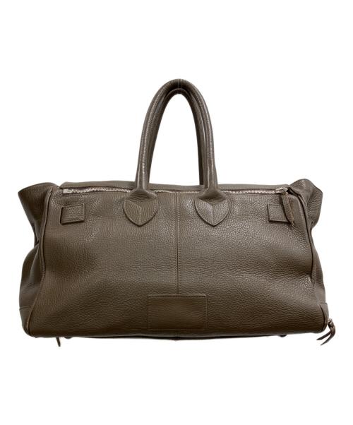 GOLDEN GOOSE DELUXE BRAND（ゴールデングースデラックスブランド）GOLDEN GOOSE DELUXE BRAND (ゴールデングースデラックスブランド) フラップレザートートバッグ ブラウンの古着・服飾アイテム