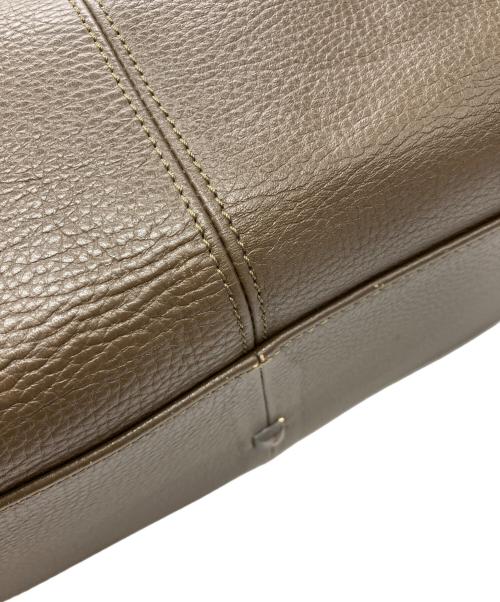 GOLDEN GOOSE DELUXE BRAND（ゴールデングースデラックスブランド）GOLDEN GOOSE DELUXE BRAND (ゴールデングースデラックスブランド) フラップレザートートバッグ ブラウンの古着・服飾アイテム