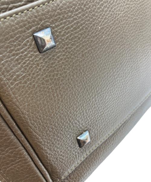 GOLDEN GOOSE DELUXE BRAND（ゴールデングースデラックスブランド）GOLDEN GOOSE DELUXE BRAND (ゴールデングースデラックスブランド) フラップレザートートバッグ ブラウンの古着・服飾アイテム