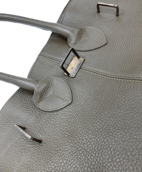 GOLDEN GOOSE DELUXE BRAND（ゴールデングースデラックスブランド）GOLDEN GOOSE DELUXE BRAND (ゴールデングースデラックスブランド) フラップレザートートバッグ ブラウンの古着・服飾アイテム