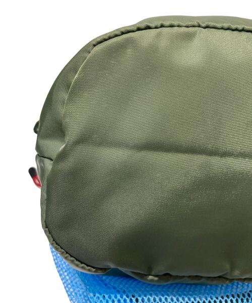 PORTER（ポーター）PORTER (ポーター) TOGA PULLA (トーガ プルラ) MESH BAG オリーブ×ブルーの古着・服飾アイテム