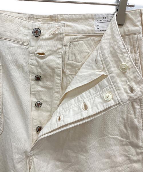 BSC Uniform（ビーエスシーユニフォーム）BSC Uniform (ビーエスシーユニフォーム) Split Jumpsuit Pants ベージュ サイズ:32の古着・服飾アイテム