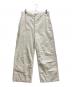 BSC Uniform（ビーエスシーユニフォーム）の古着「Split Jumpsuit Pants」｜ベージュ