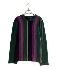 COMME des GARCONS HOMME PLUS（コムデギャルソンオムプリュス）の古着「00AW ドッキングニット」｜グリーン