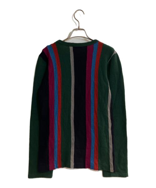 COMME des GARCONS HOMME PLUS（コムデギャルソンオムプリュス）COMME des GARCONS HOMME PLUS (コムデギャルソンオムプリュス) 00AW ドッキングニット グリーン サイズ:不明の古着・服飾アイテム