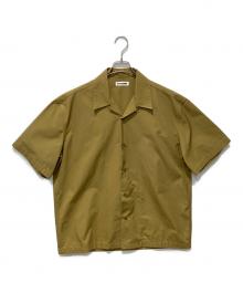 JIL SANDER（ジルサンダー）の古着「ヘビーオーガニックコットンポプリンシャツ」｜ベージュ