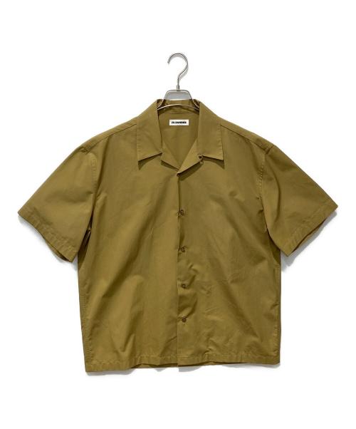 JIL SANDER（ジルサンダー）JIL SANDER (ジルサンダー) ヘビーオーガニックコットンポプリンシャツ ベージュ サイズ:40の古着・服飾アイテム