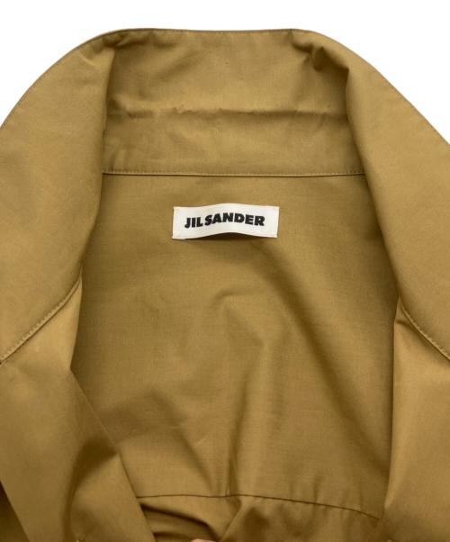 JIL SANDER（ジルサンダー）JIL SANDER (ジルサンダー) ヘビーオーガニックコットンポプリンシャツ ベージュ サイズ:40の古着・服飾アイテム