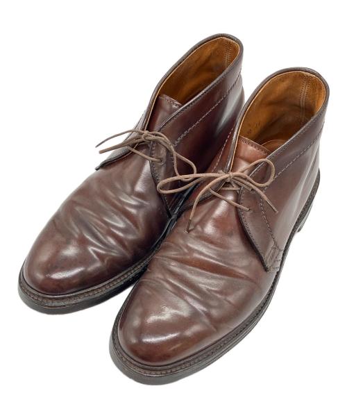 Alden（オールデン）ALDEN (オールデン) 1339 コードバン チャッカブーツ バーガンディー サイズ:7の古着・服飾アイテム