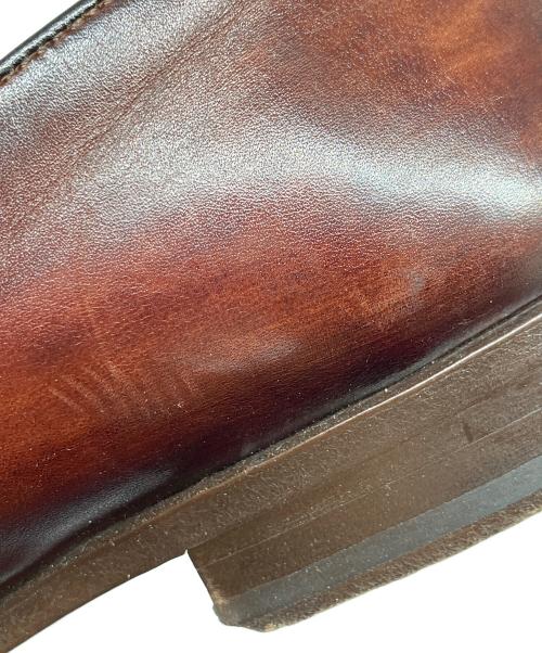 MAGNANNI（マグナーニ）MAGNANNI (マグナーニ) プレーントゥスリッポン ブラウン サイズ:41の古着・服飾アイテム