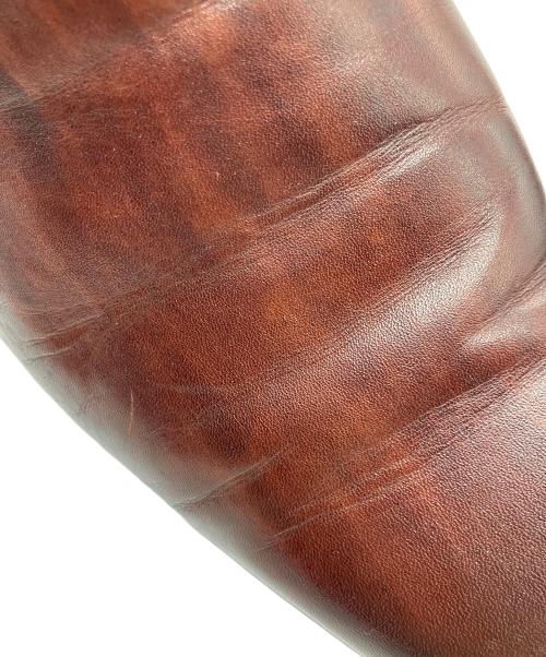 MAGNANNI（マグナーニ）MAGNANNI (マグナーニ) プレーントゥスリッポン ブラウン サイズ:41の古着・服飾アイテム