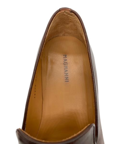 MAGNANNI（マグナーニ）MAGNANNI (マグナーニ) プレーントゥスリッポン ブラウン サイズ:41の古着・服飾アイテム