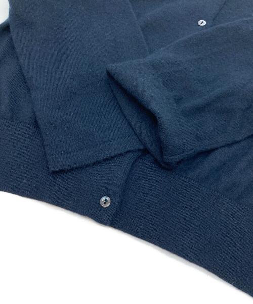 LORO PIANA（ロロピアーナ）LORO PIANA (ロロピアーナ) カシミヤクルーネックカーディガン ネイビー サイズ:42の古着・服飾アイテム