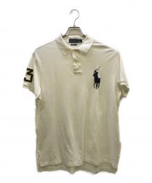 POLO RALPH LAUREN（ポロ・ラルフローレン）の古着「ビッグポニーポロシャツ」｜ホワイト