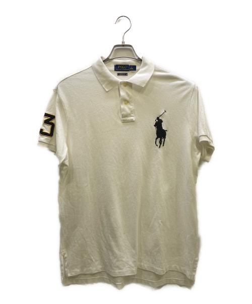 POLO RALPH LAUREN（ポロ・ラルフローレン）POLO RALPH LAUREN (ポロ・ラルフローレン) ビッグポニーポロシャツ ホワイト サイズ:Lの古着・服飾アイテム