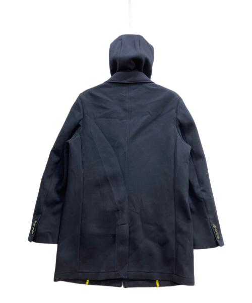 MANUEL RITZ（マニュエル・リッツ）MANUEL RITZ (マニュエル・リッツ) フーデッドチェスターコート ネイビー サイズ:52の古着・服飾アイテム