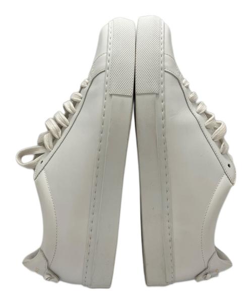 GIVENCHY（ジバンシィ）GIVENCHY (ジバンシィ) レザースニーカー ホワイト サイズ:38の古着・服飾アイテム