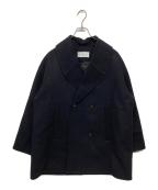 na.eナエ）の古着「Traditional Melton Coat ダブルブレスト メルトン コート」｜ネイビー