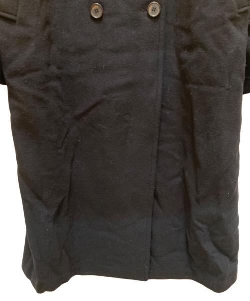 KUME（クメ）KUME (クメ) リボンスリーブウールコート ネイビー サイズ:Ｍの古着・服飾アイテム