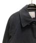 中古・古着 KUME (クメ) リボンスリーブウールコート ネイビー サイズ:Ｍ：25000円