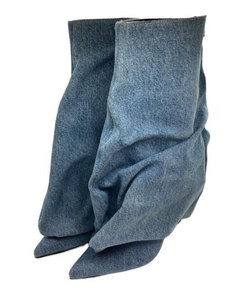 YELLO（イエロ）YELLO (イエロ) BLUE JEAN BABY SHORT BOOTS インディゴ サイズ:Sの古着・服飾アイテム