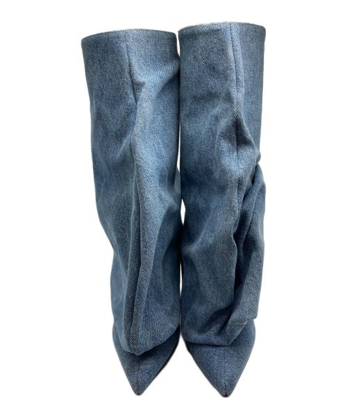 YELLO（イエロ）YELLO (イエロ) BLUE JEAN BABY SHORT BOOTS インディゴ サイズ:Sの古着・服飾アイテム