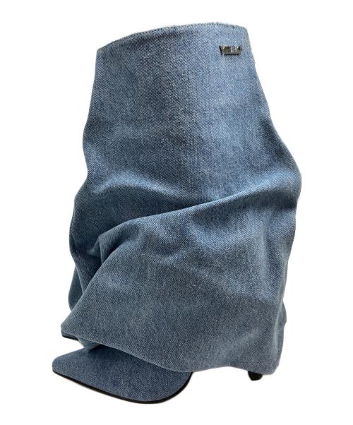 YELLO（イエロ）YELLO (イエロ) BLUE JEAN BABY SHORT BOOTS インディゴ サイズ:Sの古着・服飾アイテム