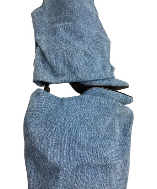 YELLO（イエロ）YELLO (イエロ) BLUE JEAN BABY SHORT BOOTS インディゴ サイズ:Sの古着・服飾アイテム