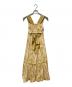 HER LIP TO (ハーリップトゥ) Mallorca Back Ribbon Floral Dress イエロー サイズ:S：11000円
