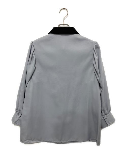 Rene（ルネ）Rene (ルネ) 2WAYブラウス グレー サイズ:36の古着・服飾アイテム