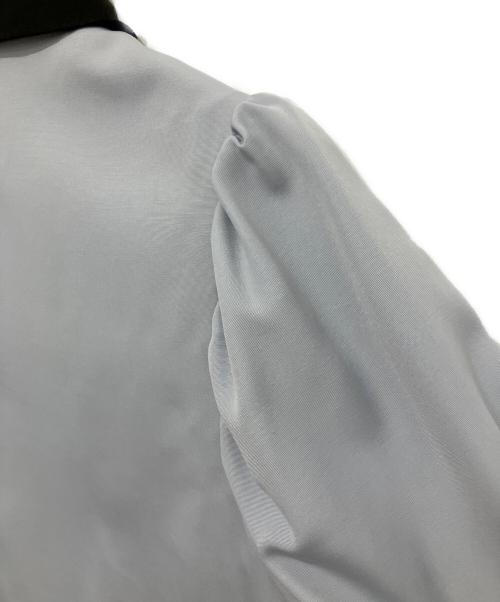 Rene（ルネ）Rene (ルネ) 2WAYブラウス グレー サイズ:36の古着・服飾アイテム