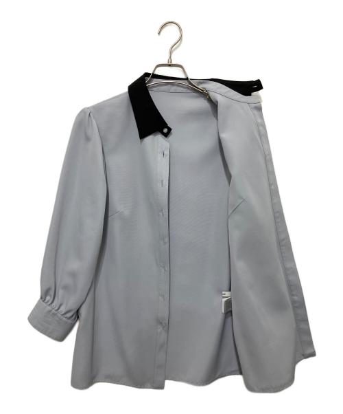 Rene（ルネ）Rene (ルネ) 2WAYブラウス グレー サイズ:36の古着・服飾アイテム