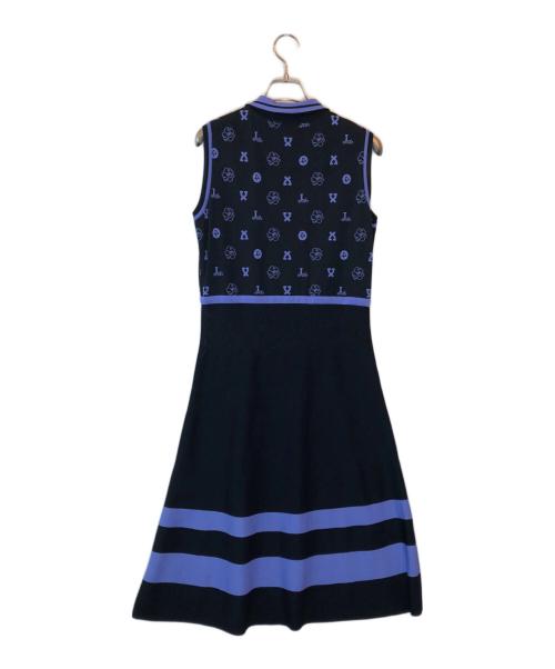 LAONARD SPORT（レオナール スポーツ）LAONARD SPORT (レオナール スポーツ) ニットワンピース ブラック サイズ:40の古着・服飾アイテム