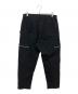 COMME des GARCONS HOMME DEUX (コムデギャルソン オム ドゥ) ポリ縮絨 ジップカーゴイージー パンツ ブラック サイズ:L：19000円