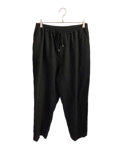 COMME des GARCONS HOMME（コムデギャルソン オム）COMME des GARCONS HOMME (コムデギャルソン オム) ウール縮絨サージパンツ ブラック サイズ:Mの古着・服飾アイテム