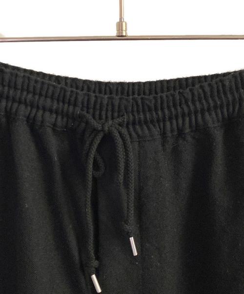 COMME des GARCONS HOMME（コムデギャルソン オム）COMME des GARCONS HOMME (コムデギャルソン オム) ウール縮絨サージパンツ ブラック サイズ:Mの古着・服飾アイテム