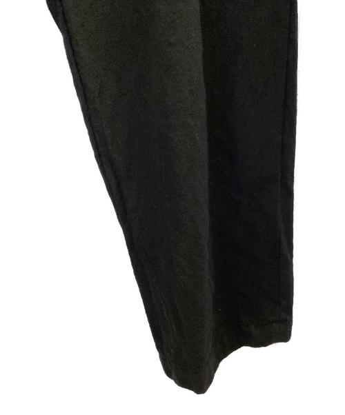 COMME des GARCONS HOMME（コムデギャルソン オム）COMME des GARCONS HOMME (コムデギャルソン オム) ウール縮絨サージパンツ ブラック サイズ:Mの古着・服飾アイテム