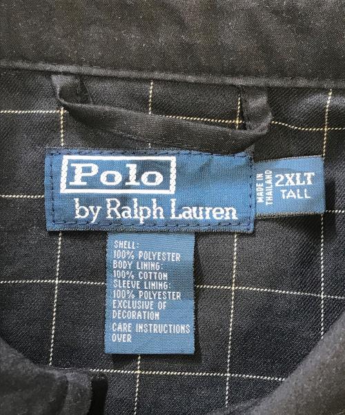 POLO RALPH LAUREN（ポロ・ラルフローレン）POLO RALPH LAUREN (ポロ・ラルフローレン) スイングトップ ブラック サイズ:2XLTの古着・服飾アイテム