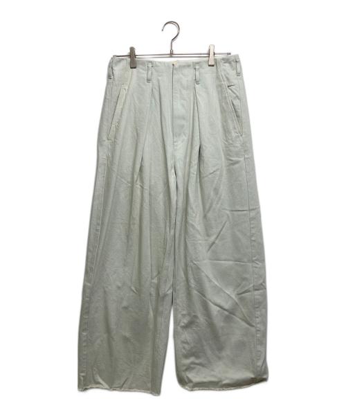 saby（サバイ）saby (サバイ) TUCK BUGGY ライトブルー サイズ:2の古着・服飾アイテム