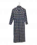 MAISON SPECIALメゾンスペシャル）の古着「2way Western Shirt All In One Outfit」｜ブルー