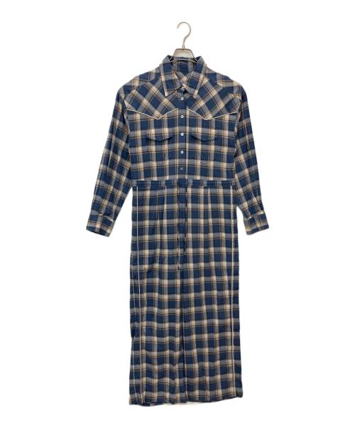 MAISON SPECIAL（メゾンスペシャル）MAISON SPECIAL (メゾンスペシャル) 2way Western Shirt All In One Outfit ブルー サイズ:SIZE 36の古着・服飾アイテム