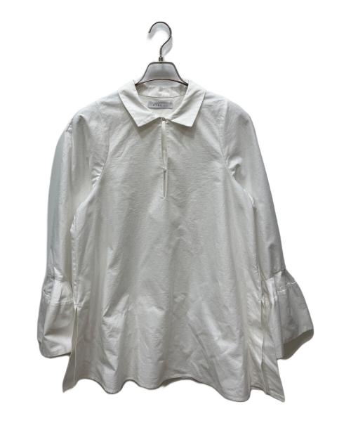 ETRE TOKYO（エトレトウキョウ）ETRE TOKYO (エトレトウキョウ) フレアスリーブスキッパーシャツ ホワイト サイズ:Fの古着・服飾アイテム