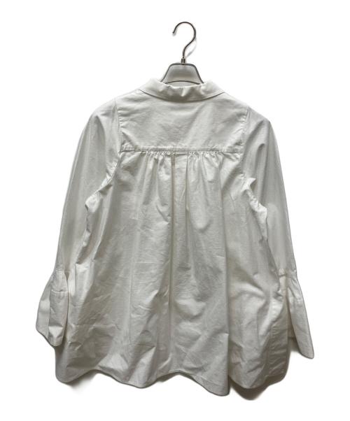 ETRE TOKYO（エトレトウキョウ）ETRE TOKYO (エトレトウキョウ) フレアスリーブスキッパーシャツ ホワイト サイズ:Fの古着・服飾アイテム