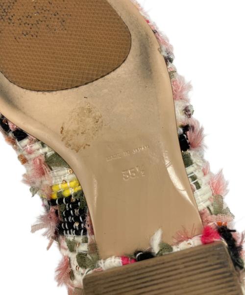 Pippichic（ピッピシック）Pippichic (ピッピシック) ANNA V JEWERLY フラットシューズ ピンク サイズ:35 1/2の古着・服飾アイテム