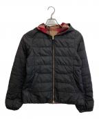 BLUE LABEL CRESTBRIDGEブルーレーベルクレストブリッジ）の古着「リバーシブルダウンジャケット」｜ブラック