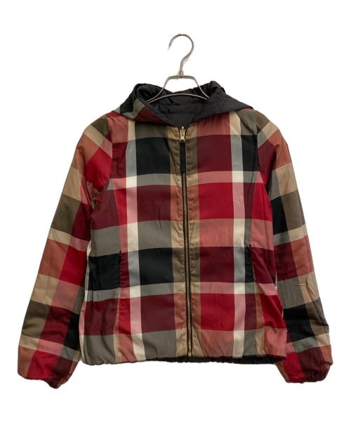 BLUE LABEL CRESTBRIDGE（ブルーレーベルクレストブリッジ）BLUE LABEL CRESTBRIDGE (ブルーレーベルクレストブリッジ) リバーシブルダウンジャケット ブラック サイズ:SIZE 38の古着・服飾アイテム