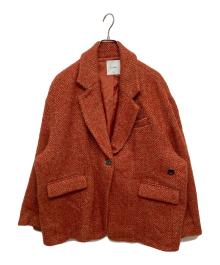 CLANE（クラネ）の古着「MIX COLOR OVER COAT　17101-0012」｜レッド