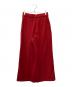 DEUXIEME CLASSE (ドゥーズィエム クラス) vibrant mood パンツ レッド サイズ:38：6000円