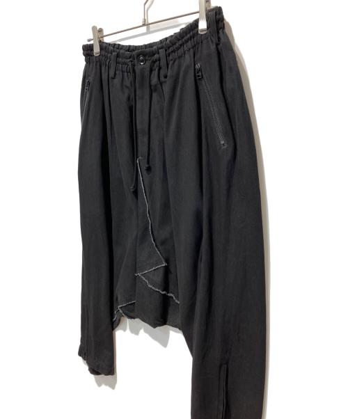 Y's BANG ON!（ワイズバングオン！）Y's BANG ON! (ワイズバングオン！) Leyered patchwork-Pants ブラック サイズ:2の古着・服飾アイテム